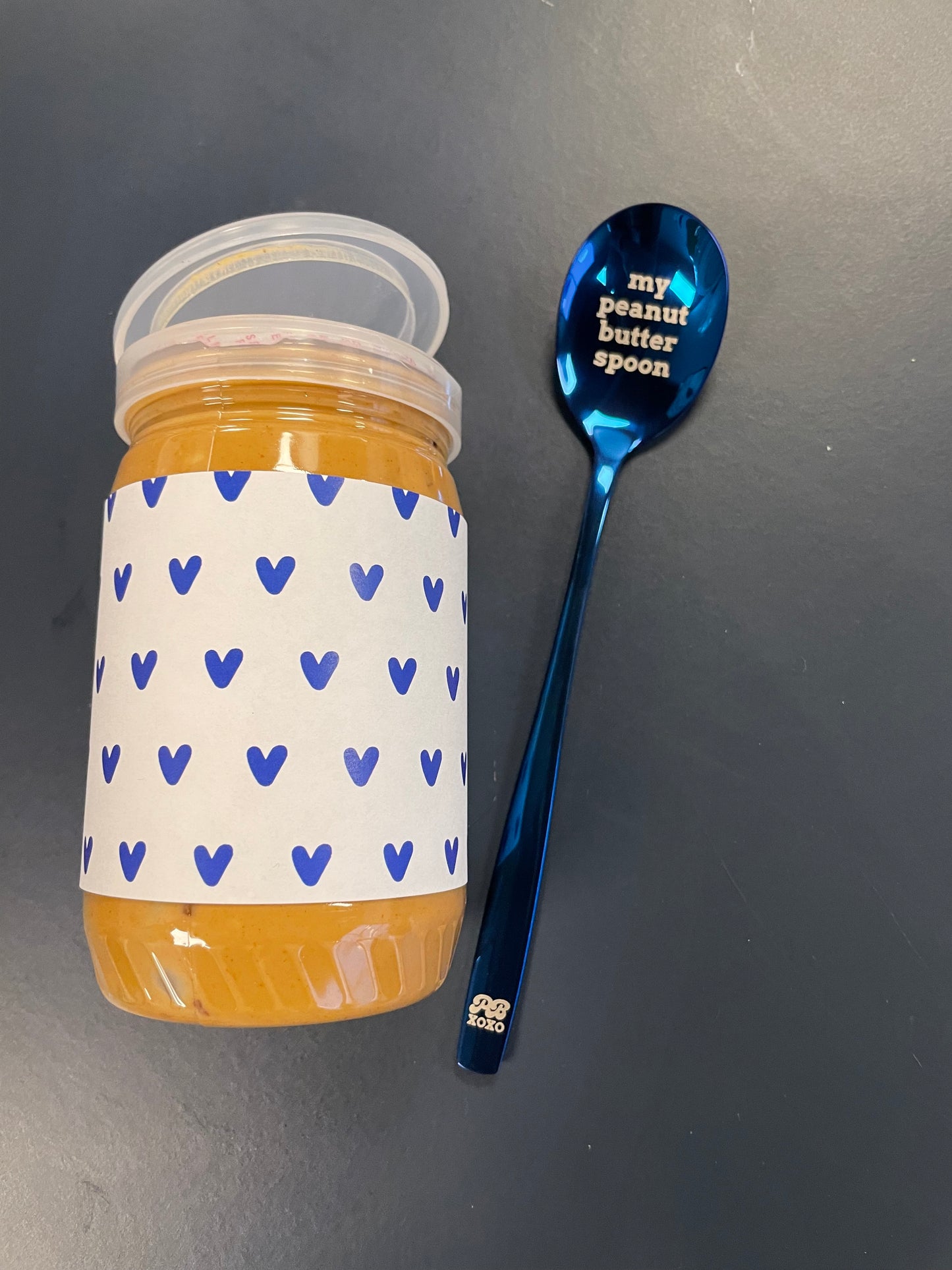 Blue "My Peanut Butter Spoon" Spoon