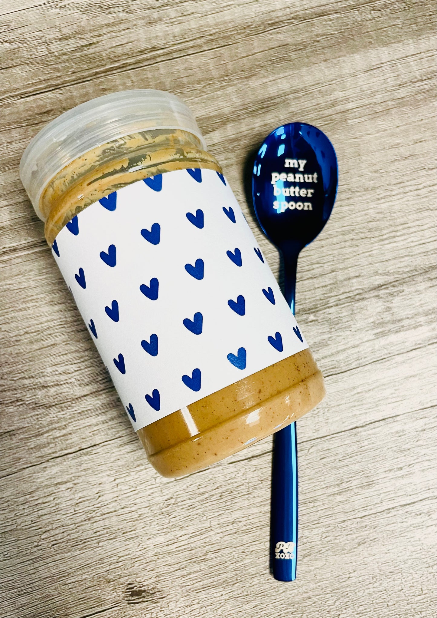 Blue "My Peanut Butter Spoon" Spoon